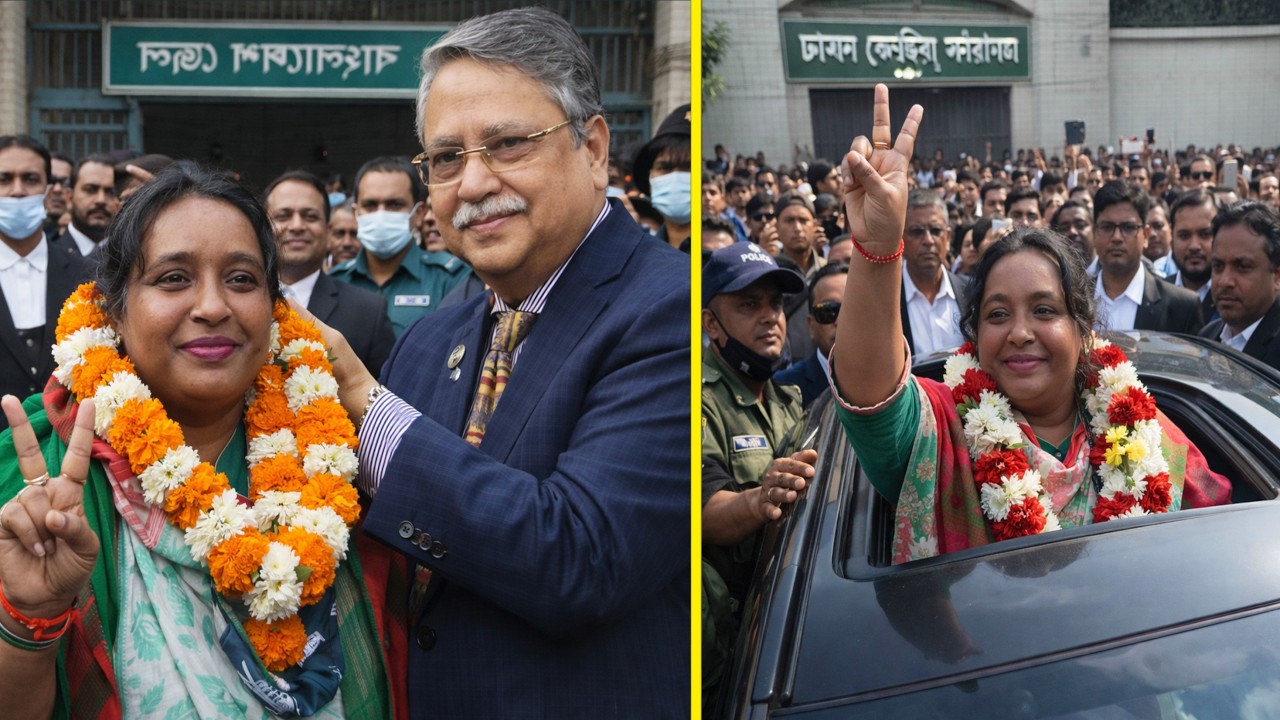 রাষ্ট্রপতি চুপ্পুর সহযোগিতায় দীর্ঘদিন পর যেভাবে জেলখানা থেকে মুক্তি পেলেন মেয়র আইভি রহমান !!