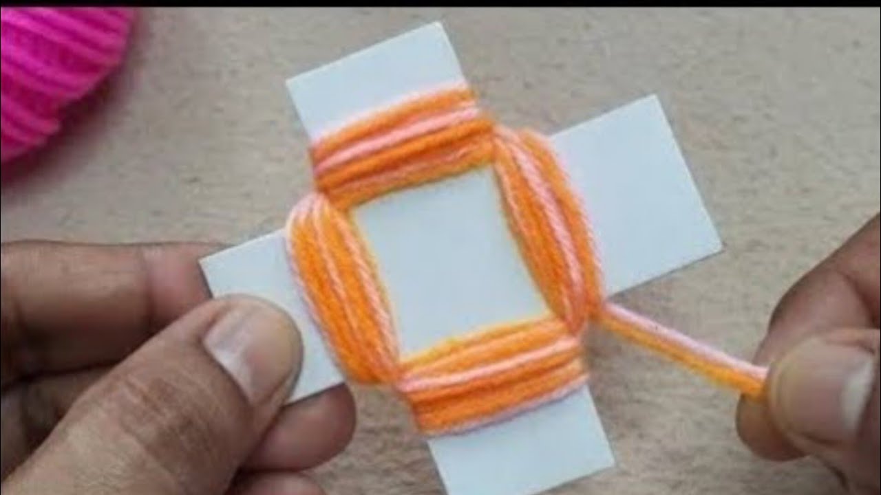 4 Superb Woolen Yarn Flower making ideas with Paper | Easy Sewing Hack 
