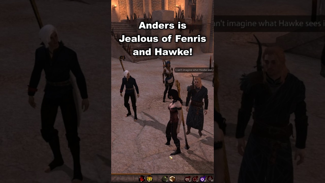 Dragon Age 2 – Anders Is Jealous of Fenris & Hawke 🤦 | Isabela Calls Them Out 