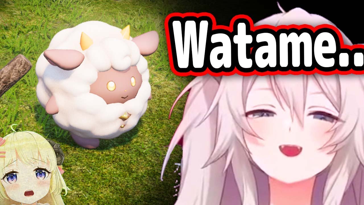 Botan Immediately Tries To BBQ "Watame" In Palworld...【Hololive】