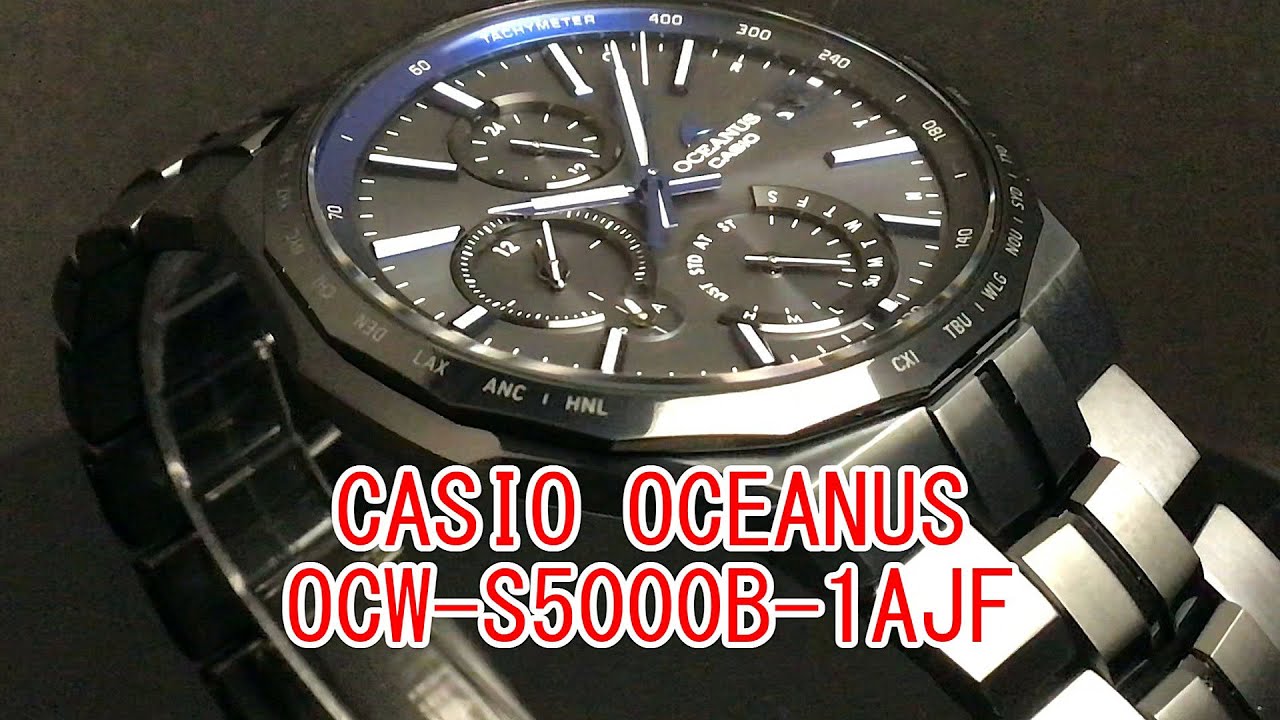 CASIO OCEANUS Manta OCW-S5000B-1AJF スマートフォンリンク