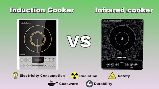 Induction vs Infrared cooker | Difference between Infrared and Induction cooker in detail.