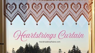 How to crochet Heartstrings Curtain 💞