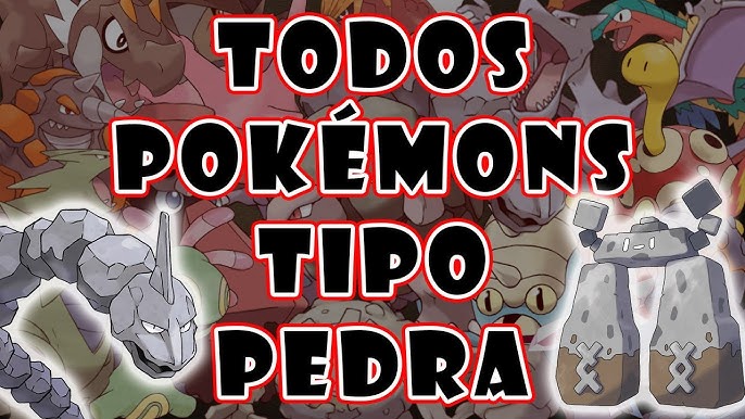 Meu Top 5 Pokémon Tipo Pedra 