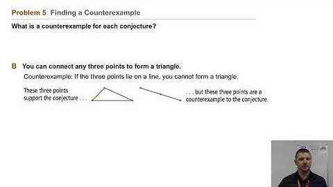 Geometry 2-1 Patterns and Inductive Reasoning: Problem 5 - Finding a Counterexample
