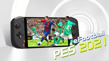 eFootball PRO EVOLUTION SOCCER 2021 running test by onexplayer mini amd 5800U