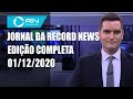 Jornal da Record News - 01/12/2020