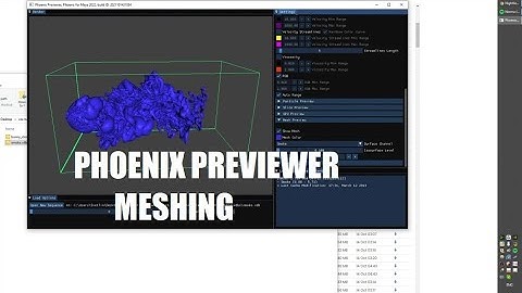 Chaos Phoenix 4.41.02 Nightly - Phoenix Previewer meshing
