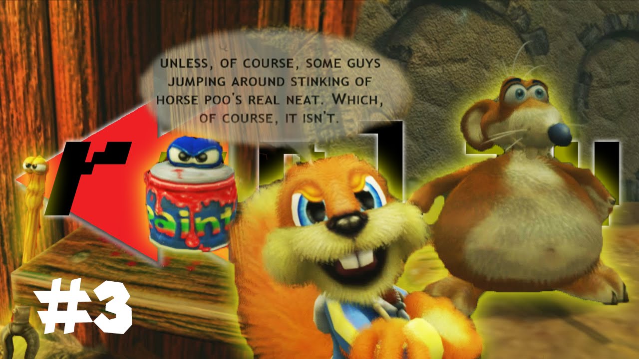 Exploding Rats And Angry Pitchforks! (Conker's Bad Fur Day) 3 Gameplay