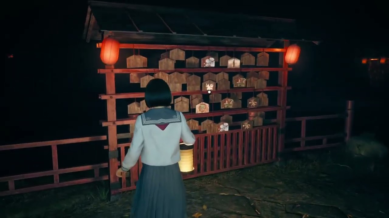 SILENT HILL f  - Осмотрите двери сокровищницы (загадка с табличками эмо)