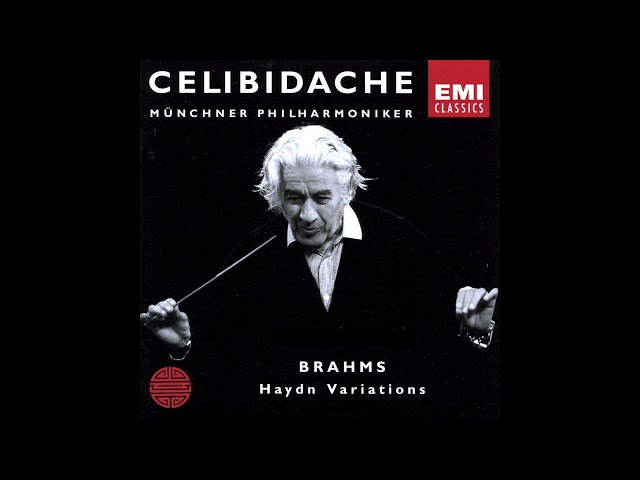 Brahms - Variations sur un thème de Haydn : Philh Munich / S.Celibidache