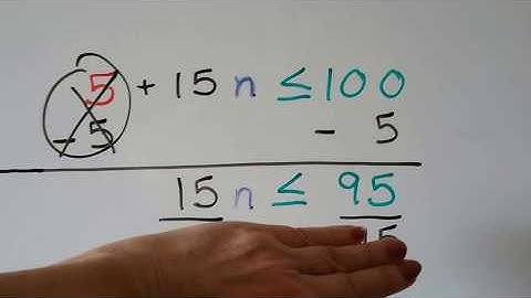 Inequality word problem, GED Math  (Lesson 21)