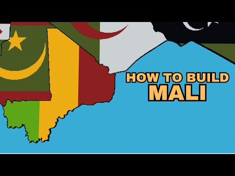Mali - World Flag Map Tutorial [Part 65] [Minecraft]