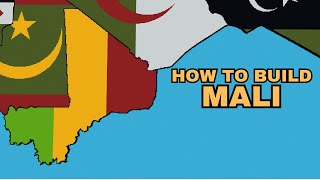 Mali - World Flag Map Tutorial [Part 65] [Minecraft]