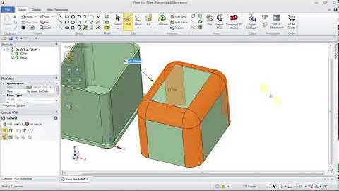 DesignSpark Deck Box w/ Filleted Edges Tutorial