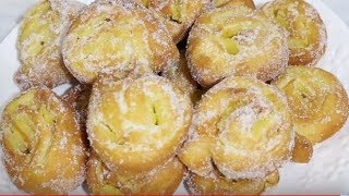 BEIGNETS ROULÉ AUX POMMES FACILE (CUISINE RAPIDE)