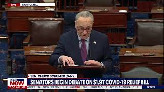 Sen. Chuck Schumer (D-NY) makes case for $1.9T COVID-19 relief bill | NewsNOW from FOX