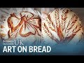 Slovenian baker makes artwork on bread