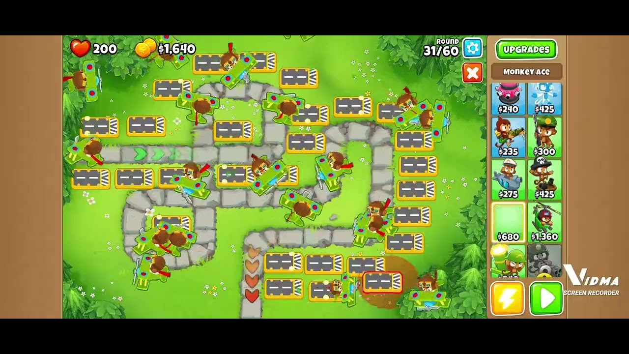 Btd6-Monkey Ace Xp Grind