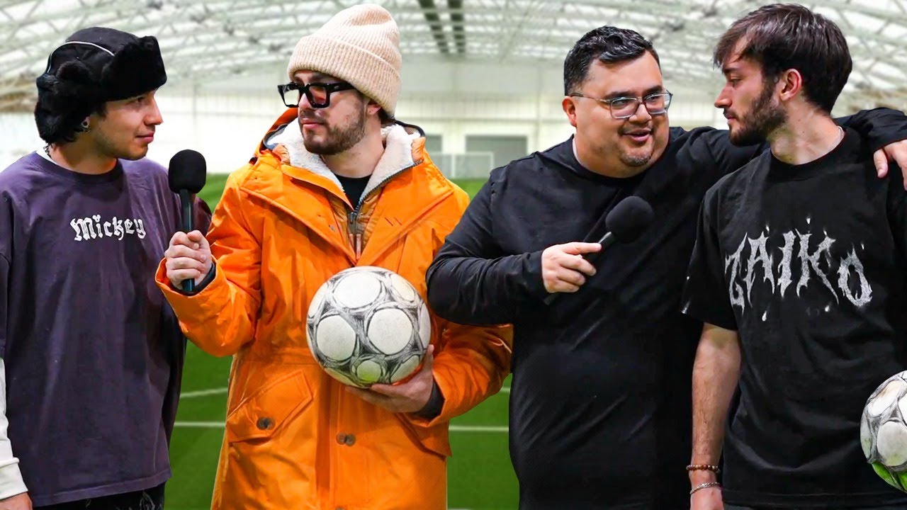 ESOS 4 JUEGAN FÚTBOL POR PRIMERA VEZ