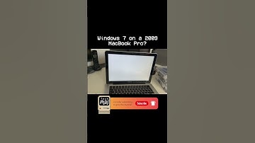 Windows 7 on a 2009 MacBook Pro? #shorts #windows7 #macbook #apple #techshorts #youtubeshorts