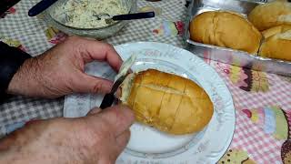 Fazendo pão de alho caseiro.@AMA E GUSS