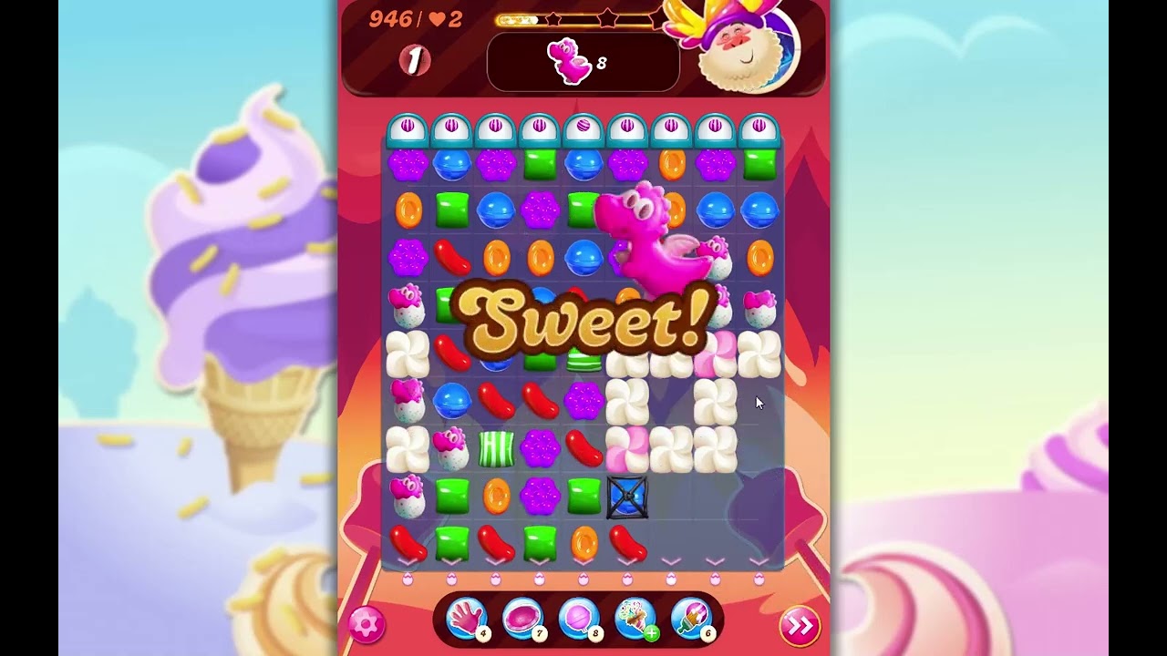 Candy Crush Saga Уровень 946