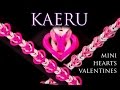 KAERU Mini Hearts Valentine&#39;s Day Bracelet - EASY Rainbow Loom Tutorial