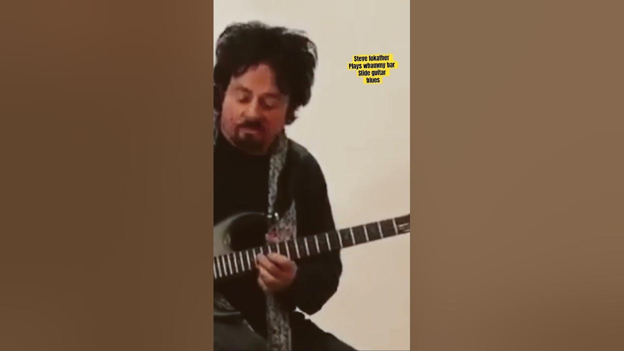 Steve lukather teaches whammy bar slide guitar blues guitar