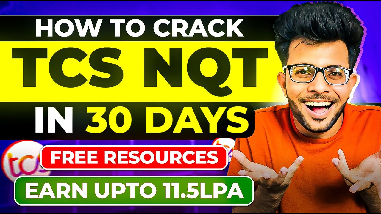 How to Crack TCS NQT in 30 Days | Important Topics | Free Resources ...