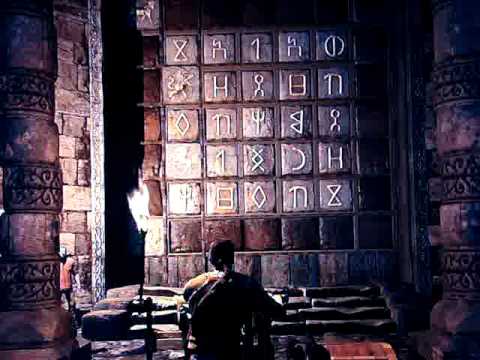 Uncharted 3 symbol/emblem puzzle in chapter 6: chateau crypt