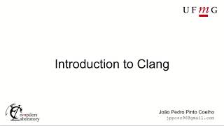 Introduction to Clang