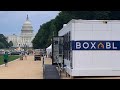 Boxabl at the Innovative Housing showcase with Ben Carson and Sonny Perdue