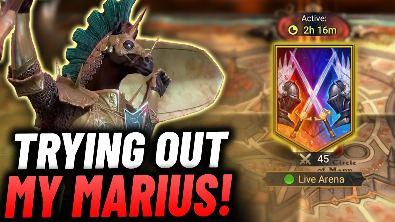 I Just Got My Marius... Let's Terrorize Live Arena! (Build & Showcase) - Raid Shadow Legends Guide