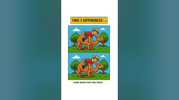 Can YOU Spot the 3 Differences? 👀 #spotthedifference #quiz #findthedifference