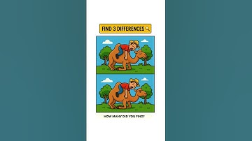 Can YOU Spot the 3 Differences? 👀 #spotthedifference #quiz #findthedifference