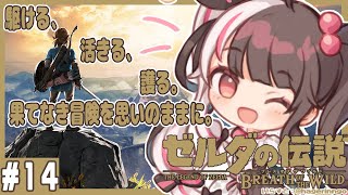 【ゼルダの伝説 ブレス オブ ザ ワイルド】#1４ 祠を４カ所巡り…ライネルチャレンジ１日目【夜見れな/にじさんじ】