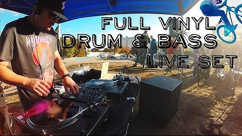 Full Vinyl Liquid DnB Session @ FiveCrew Dirtjump Contest | #drumandbass #seba #calibre #djmix