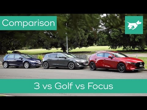vw-golf-vs-mazda-3-vs-ford-focus-2019-comparison-review