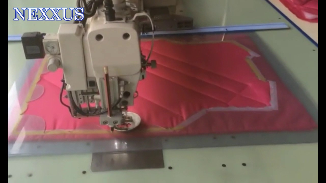 NEXXUS - MAQUINA DE COSER AUTOMATICA PARA ACOLCHADO de ROPAS (VIDEO 1)