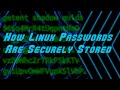 How Linux User Passwords are Generated and Securely Stored