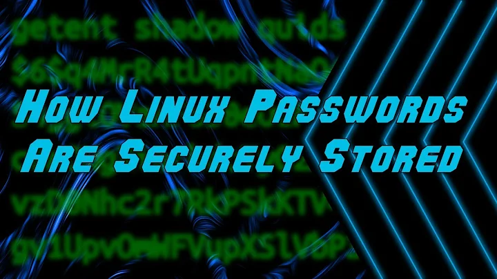 How Linux User Passwords are Generated and Securely Stored