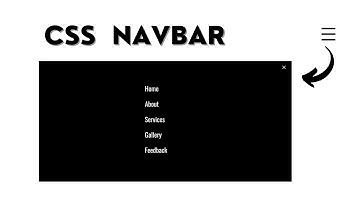 Full screen Hamburger Navigation Using CSS