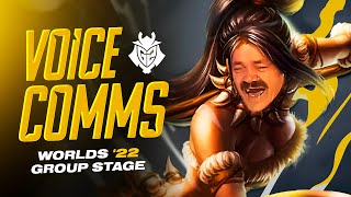 WE WON WITH NIDALEE?! | Worlds 2022 Groups Week 1 Voicecomms