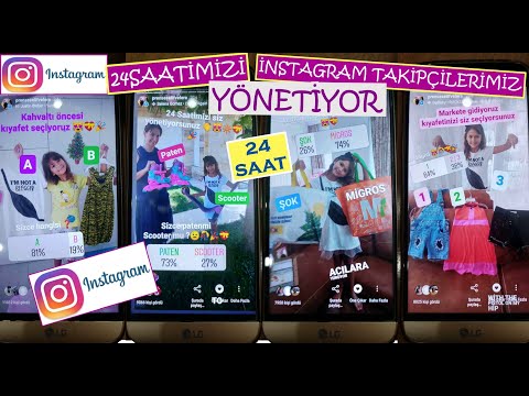 İnstagram Takipçilerimiz 24 Saatimizi yönetti  Elif ile Eğlenceli Video #EvdeKal #SendeOyna