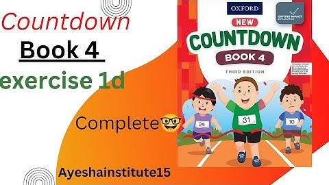 Oxford countdown class 4 exercise||@ayeshainstitute15