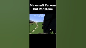 Minecraft Parkour But Redstone #minecraft #redstone