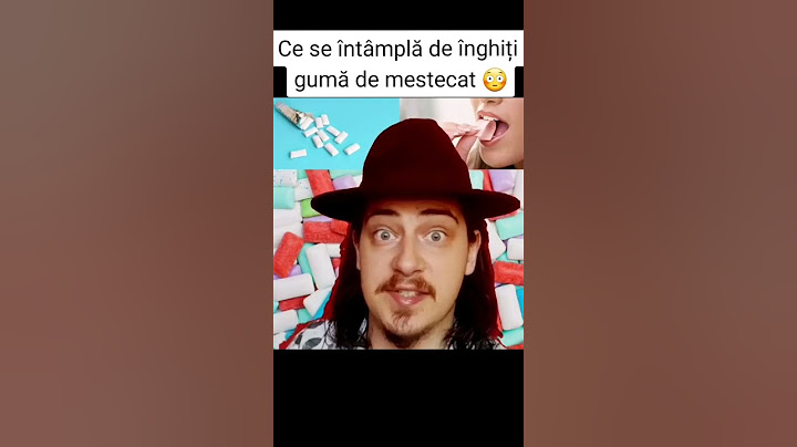 CE SE ÎNTÂMPLĂ DACA ÎNGHIȚI GUMĂ  DE MESTECAT 😳