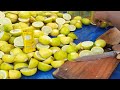 Small Boy Making Lemon Mint Juice For Selling | Street Food