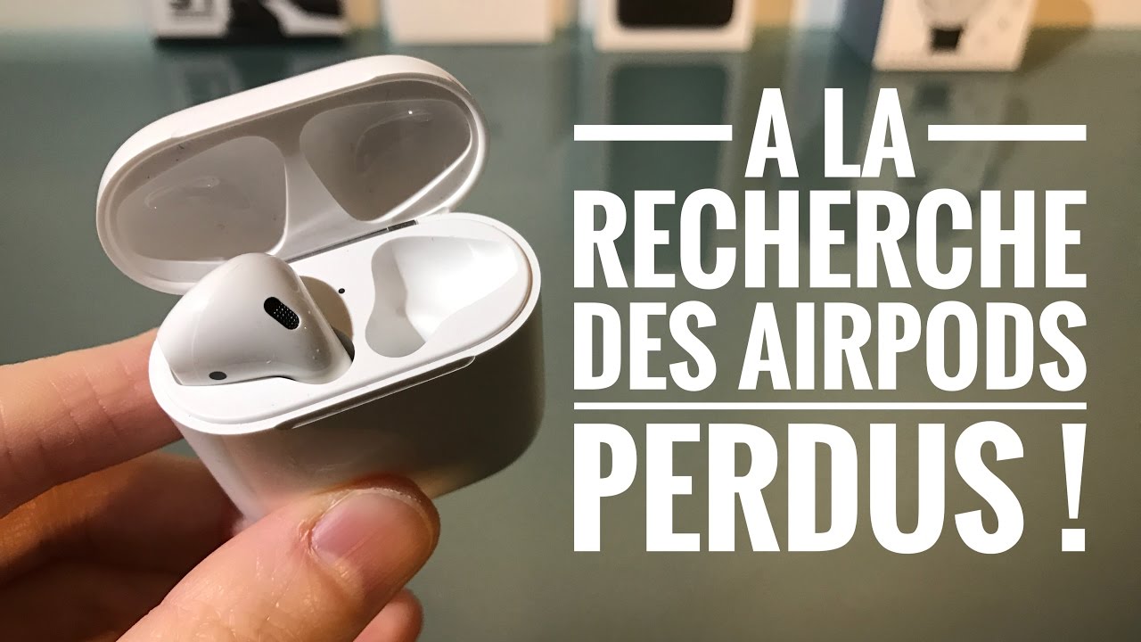 Comment retrouver des AirPods perdus avec une app iPhone !